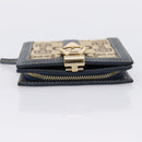 GUCCI Bifold Wallet Canvas Beige Gold Auth bs36910A-6