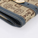 GUCCI Bifold Wallet Canvas Beige Gold Auth bs36910A-9
