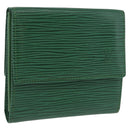 LOUIS VUITTON Epi Porte Monnaie Bier Cartes Crdit Green M63484 LV Auth bs36911A-1