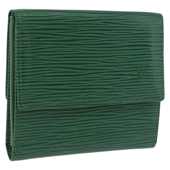 LOUIS VUITTON Epi Porte Monnaie Bier Cartes Crdit Green M63484 LV Auth bs36911A
