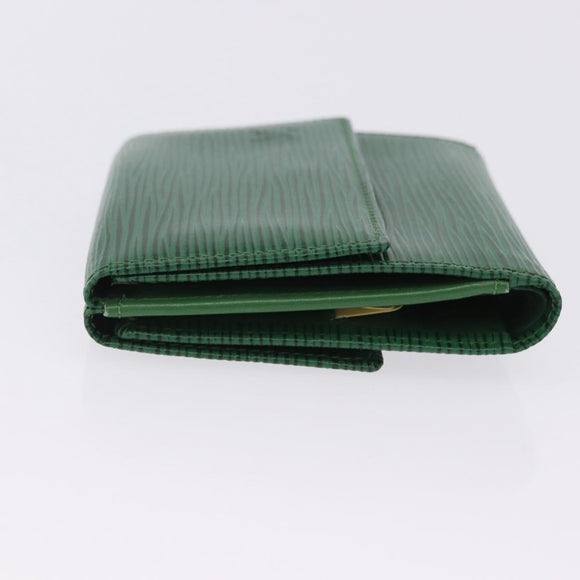 LOUIS VUITTON Epi Porte Monnaie Bier Cartes Crdit Green M63484 LV Auth bs36911A