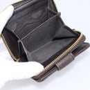 GUCCI GG Canvas Guccissima Wallet Leather Brown Gold 346056 4276 Auth bs36913-15