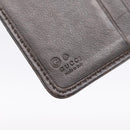 GUCCI GG Canvas Guccissima Wallet Leather Brown Gold 346056 4276 Auth bs36913-16