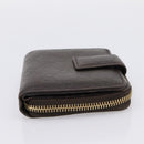 GUCCI GG Canvas Guccissima Wallet Leather Brown Gold 346056 4276 Auth bs36913-5