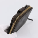 GUCCI GG Canvas Guccissima Wallet Leather Brown Gold 346056 4276 Auth bs36913-6
