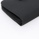 PRADA Bifold Wallet Nylon Black Silver Auth bs36914-16