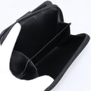 PRADA Bifold Wallet Nylon Black Silver Auth bs36914-9