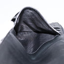 PRADA Bifold Wallet Nylon Black Silver Auth bs36914-23