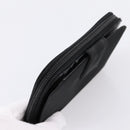 PRADA Bifold Wallet Nylon Black Silver Auth bs36914-5