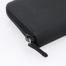 PRADA Bifold Wallet Nylon Black Silver Auth bs36914-14