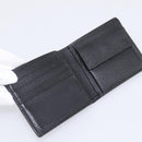 GUCCI GG Marmont Bifold Wallet Leather Black Gold 428725 Auth bs36915-13