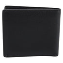 GUCCI GG Marmont Bifold Wallet Leather Black Gold 428725 Auth bs36915-3