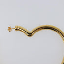 BALENCIAGA Heart Pierce Metal Gold Tone Auth bs36916-10