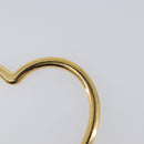 BALENCIAGA Heart Pierce Metal Gold Tone Auth bs36916-14