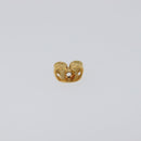 BALENCIAGA Heart Pierce Metal Gold Tone Auth bs36916-16