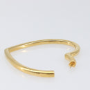 BALENCIAGA Heart Pierce Metal Gold Tone Auth bs36916-17