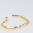 BALENCIAGA Heart Pierce Metal Gold Tone Auth bs36916-18