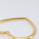 BALENCIAGA Heart Pierce Metal Gold Tone Auth bs36916-19