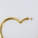 BALENCIAGA Heart Pierce Metal Gold Tone Auth bs36916-3
