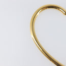 BALENCIAGA Heart Pierce Metal Gold Tone Auth bs36916-4