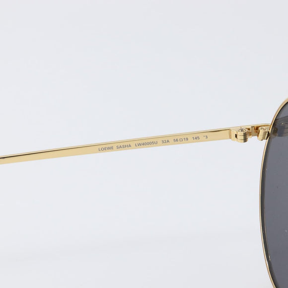 LOEWE Sunglasses Metal Gold Auth bs36917