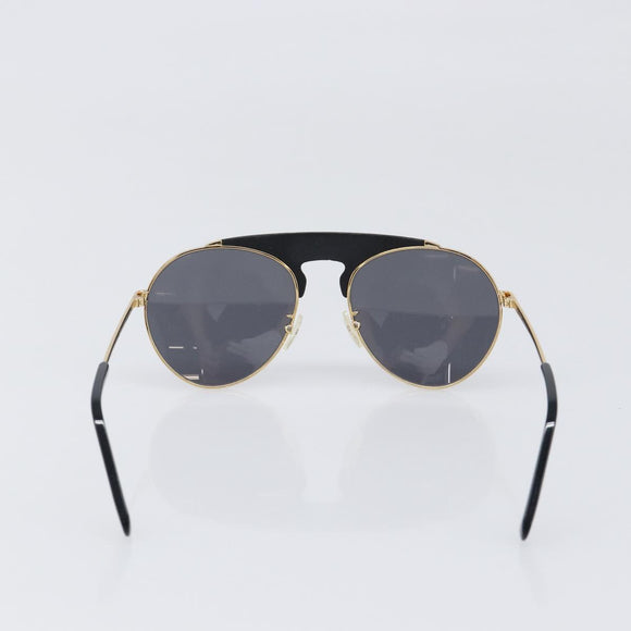 LOEWE Sunglasses Metal Gold Auth bs36917