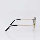 LOEWE Sunglasses Metal Gold Auth bs36917-4