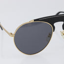 LOEWE Sunglasses Metal Gold Auth bs36917-5