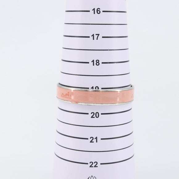 HERMES Bangle Metal Pink Auth bs36918
