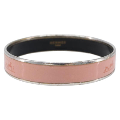 HERMES Bangle Metal Pink Auth bs36918 - 0