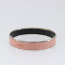 HERMES Bangle Metal Pink Auth bs36918-4