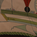 HERMES Carre 90 Scarf ""LES FOLIES DU CIEL"" Silk Pink Auth bs36920-12