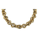 CELINE Necklace Metal Gold Auth bs36921-1