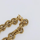 CELINE Necklace Metal Gold Auth bs36921-11