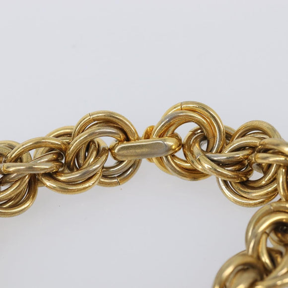 CELINE Necklace Metal Gold Auth bs36921