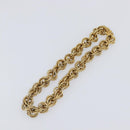 CELINE Necklace Metal Gold Auth bs36921-2