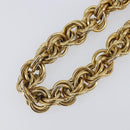 CELINE Necklace Metal Gold Auth bs36921-3