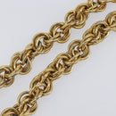 CELINE Necklace Metal Gold Auth bs36921-4