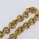 CELINE Necklace Metal Gold Auth bs36921-5