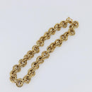 CELINE Necklace Metal Gold Auth bs36921-7