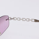 GUCCI Salvatore Ferragamo Sunglasses Metal 2 Set Purple Blue Auth bs36922-16