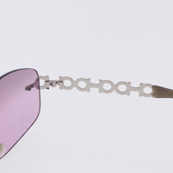 GUCCI Salvatore Ferragamo Sunglasses Metal 2 Set Purple Blue Auth bs36922