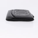 CHANEL Wallet Leather 3 Set Black CC Auth bs36923-13