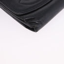 CHANEL Wallet Leather 3 Set Black CC Auth bs36923-16