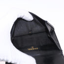 CHANEL Wallet Leather 3 Set Black CC Auth bs36923-26