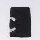 CHANEL Wallet Leather 3 Set Black CC Auth bs36923-4