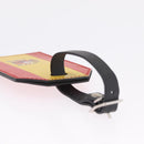 LOUIS VUITTON Porto Address Charm Leather 2 Set Red Blue LV Auth bs36927-13