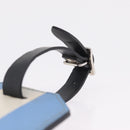 LOUIS VUITTON Porto Address Charm Leather 2 Set Red Blue LV Auth bs36927-6