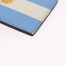 LOUIS VUITTON Porto Address Charm Leather 2 Set Red Blue LV Auth bs36927-8