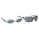 GUCCI Giorgio Armani Sunglasses Plastic 2 Set Black Brown Auth bs36929-1